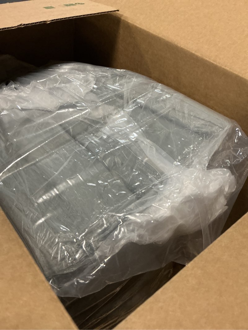Condition photo showing Good Condition for novabright foot rest under desk, 3 height adjustable ergonomic foot stool with gel textured top and cozy pocket, non-slip foam footrest for office home car(15" x 11" x 14.4",cambered,gray) 15" x 11" x 14.4" cambered gray