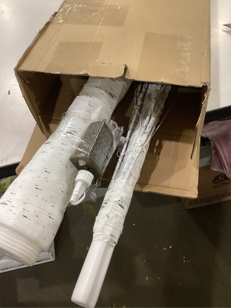Condition photo showing New/Like New for 7FT Lighted Birch Tree 1000 LED Warm White Lights with Twinkle Lights?Twinkling or Steady Function for Selected, LED Artificial Tree Light for Indoor Outdoor Christmas Decorations Warm Lights 7ft