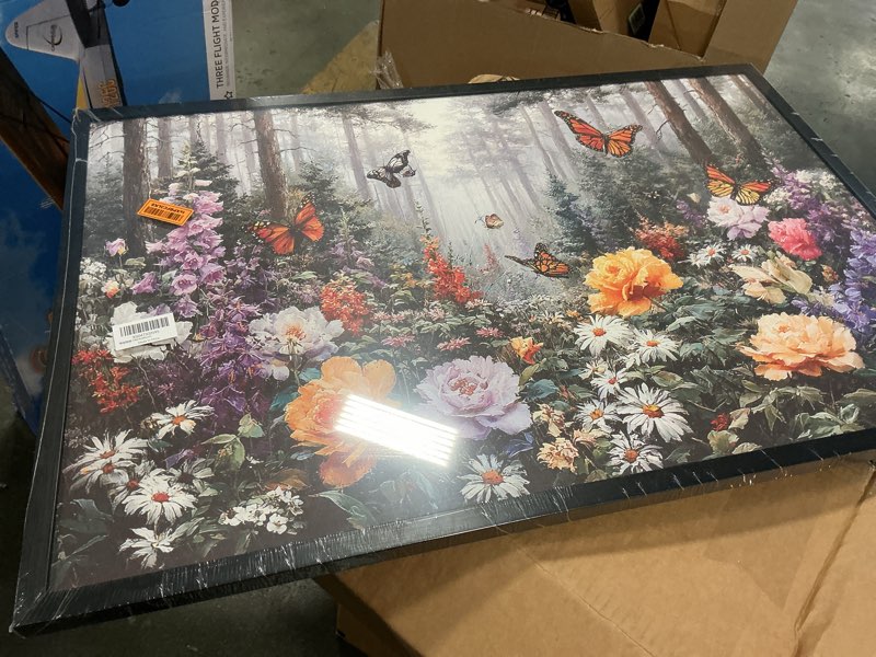 Condition photo showing New/Like New for  Similar Large Butterfly Daisy Wall Art for Living Room, Floral Landscape Canvas Oversized Wall Decor, Flower Scenery Aesthetics Framed Pictures Painting Print Artwork for Bedroom Office 36\" L x 24\" W