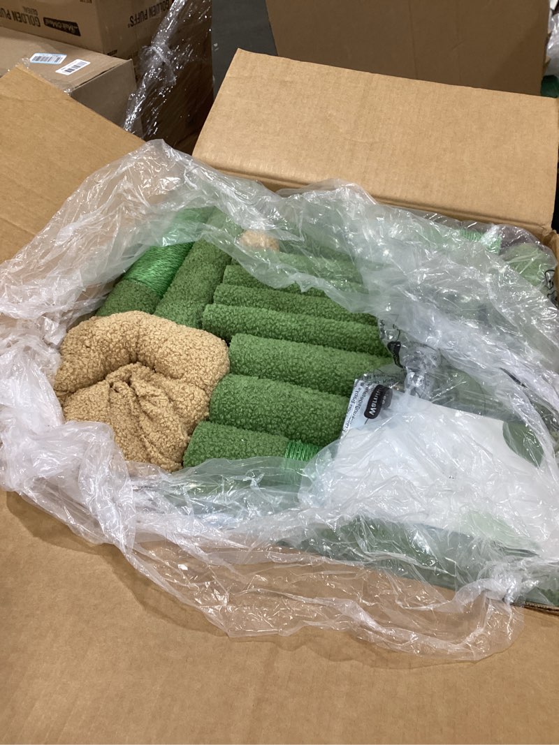 Globlazer Cactus Cat Tree Tower 76-Inch Extra Tall Multi-Level Cat Furniture with Cozy Condos,Intera