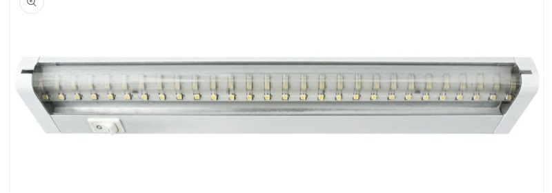  Sunset Lighting 19.5" Undercabinet LED Light fixture, White Finish LED - F9772-30