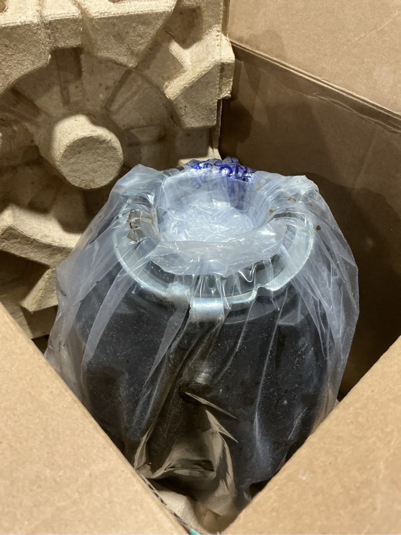 Condition photo showing As Is for insinkerator power 1hp, 1 hp garbage disposal, power series ez connect continuous feed food waste disposer, black