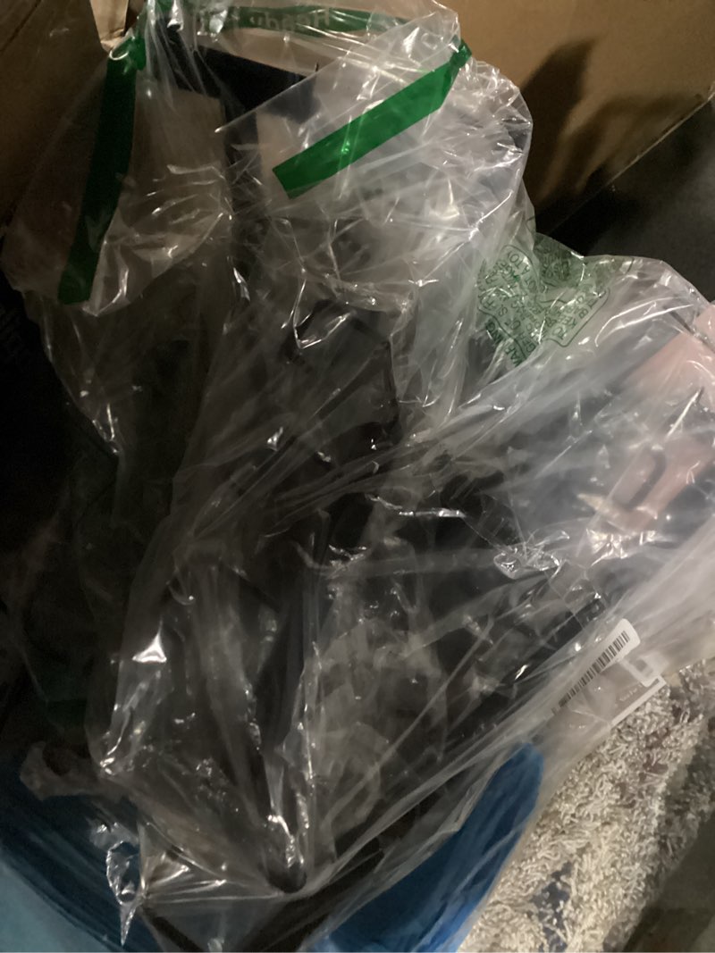 Condition photo showing New/Like New for 5 Pack Gridwall Waterfall Faceout with 5 Hooks Gridwall Clothes Hanger Gridwall Waterfall Faceout Hooks Rectangular Tube Display for Wire Grid and Grid Wall (5, Black) 5 Black