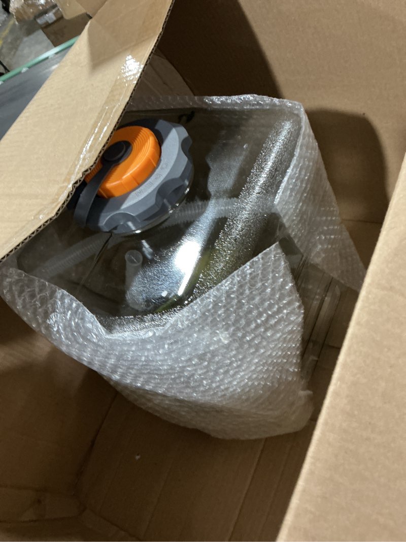 Condition photo showing Good Condition for 2.11-5.28 gallon water jug, camping water container with spigot, no leakage water tank compatible with electric water pumps, water bucket for emergency outdoor hiking picnic 3.96 gallon