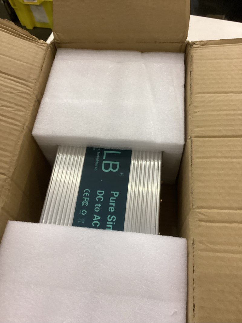 Condition photo showing Good Condition for WZRELB 4000W Pure Sine Wave Inverter 48V DC to 110V 120V AC Power Converter with LED Display, Hardwire Terminal,Off-Grid Portable Power Inverter with Dual AC Outlets for Home, RV, Truck, Camping 4000W 48V