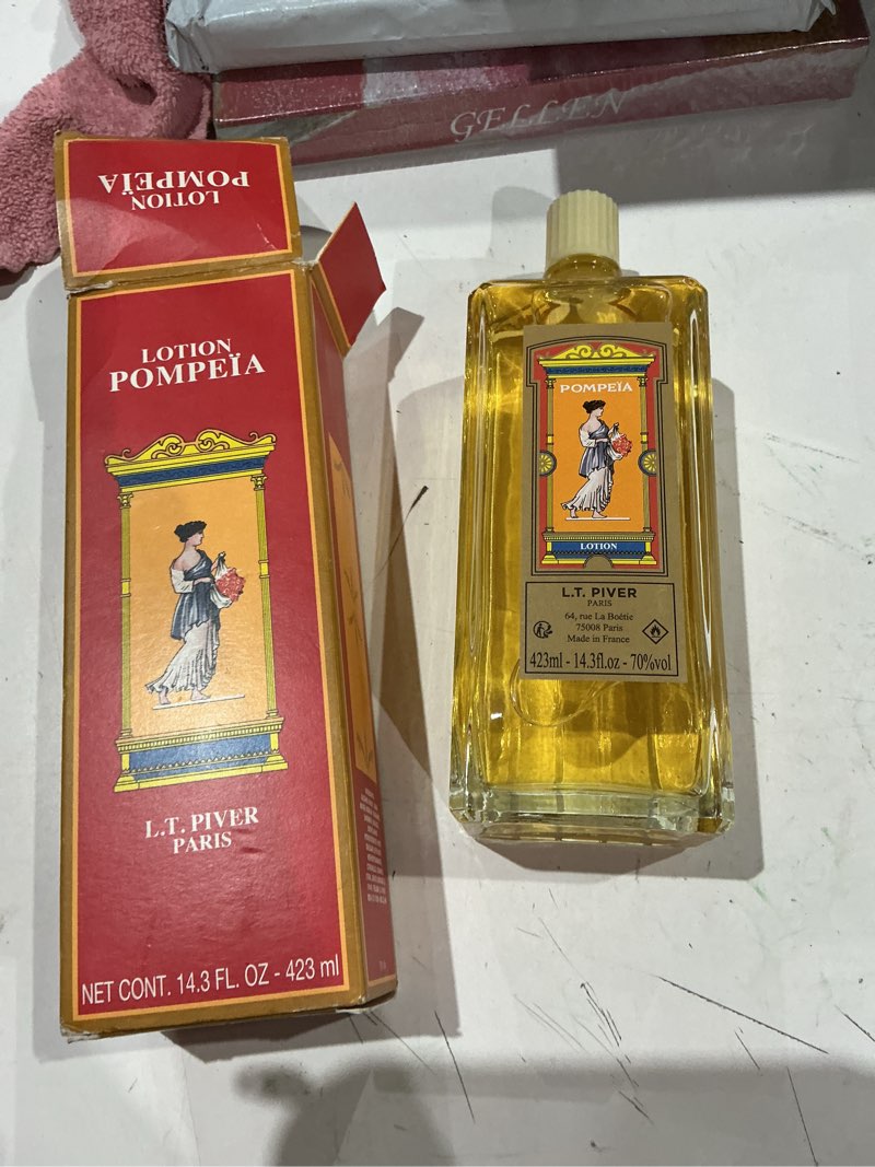 Condition photo showing Good Condition for t. piver ladies lotion pompeia splash 14.1 oz fragrances .