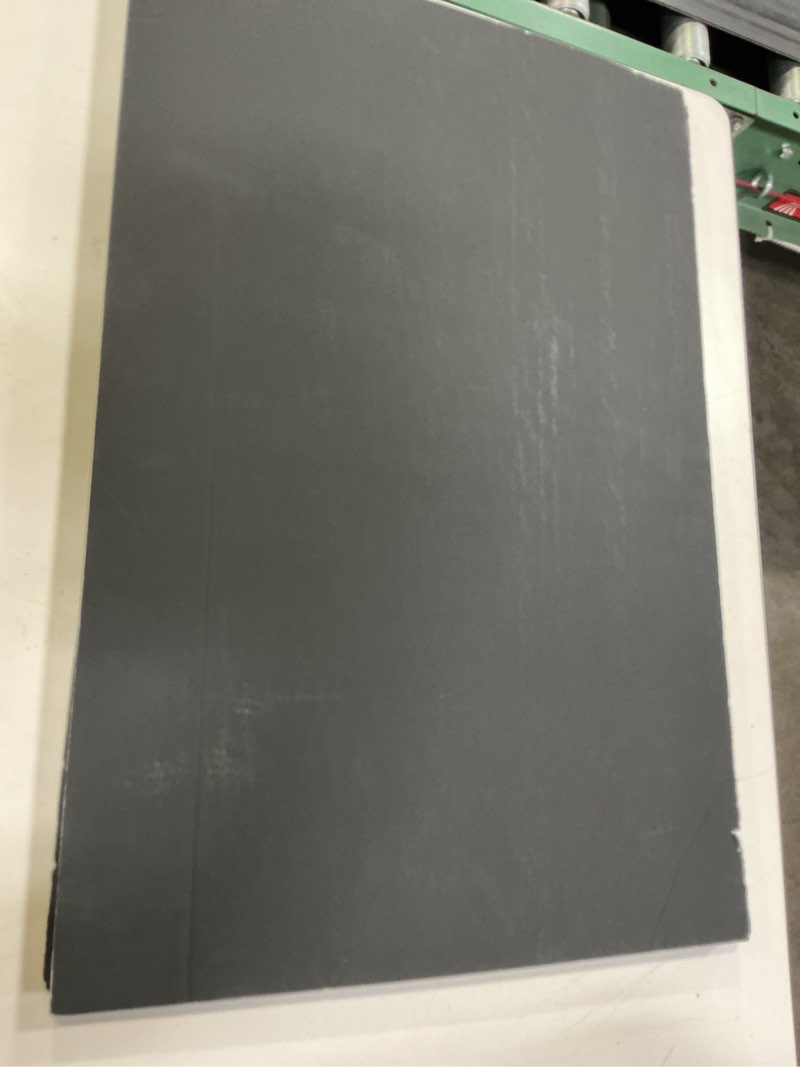 Condition photo showing As Is for ucreate foam board, black-on-black, 20" x 30", 10 sheets 20" x 30", black-on-black