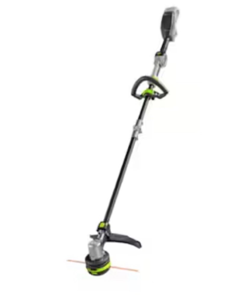 ego power+ powerload with carbon fiber shaft 56-volt 16-in telescopic shaft battery string trimmer
