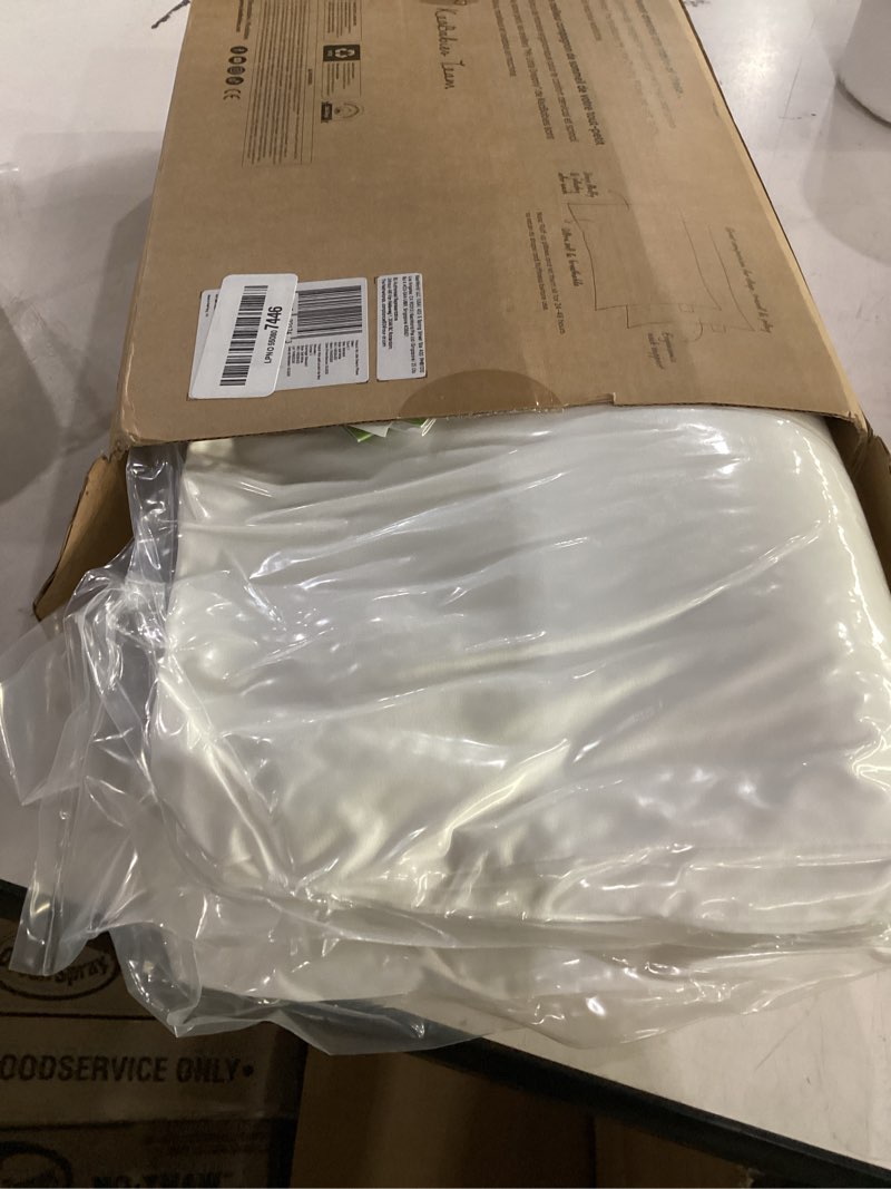 Condition photo showing New/Like New for keababies 2-pack toddler pillows 2 year old to 5-13x18 soft organic cotton kids pillow for sleeping, travel, school, daycare, nap, toddler bed, machine washable, without pillowcase (soft white) soft white 2-pack, 13"x18"