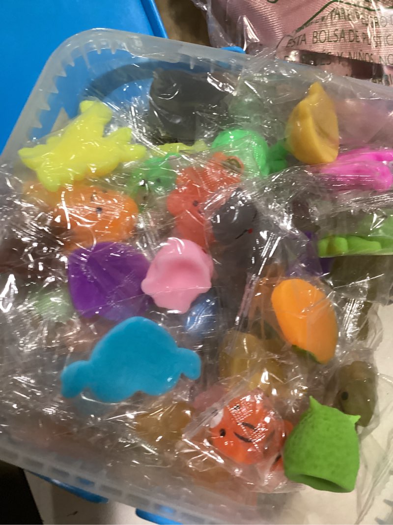 Condition photo showing Good Condition for 80pcs party favors for kids 4-8, kawaii squishies mochi squishy toy bulk fidget sensory toys birthday gifts for boys girls goodie bag christmas stocking stuffers treasure box classroom prizes