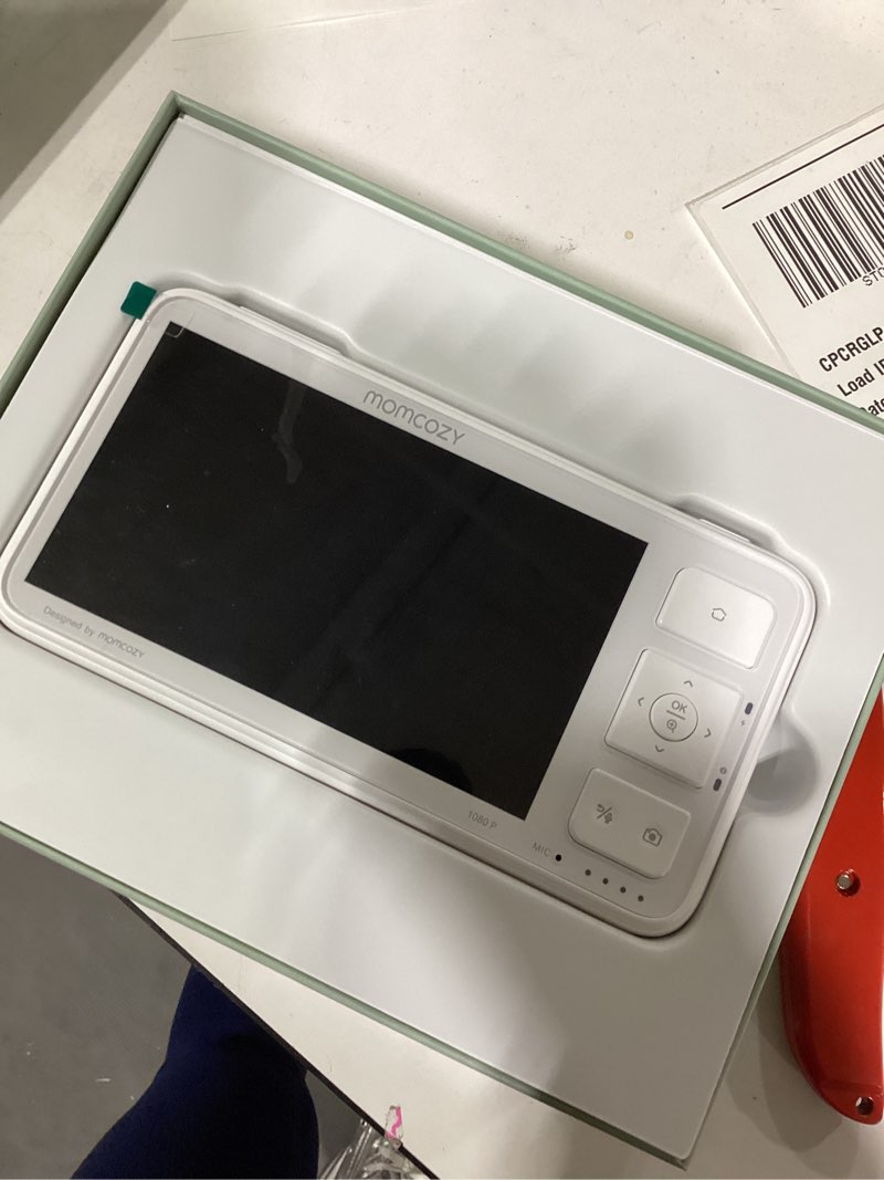 Condition photo showing Good Condition for Momcozy Video Baby Monitor, 1080P 5" HD Baby Monitor with Camera & Wall Mount, Infrared Night Vision, 5000mAh Battery, 2-Way Audio, Temperature Sensor, Lullabies, 960ft Range, Ideal for New Moms, BM01 BM01 with 1 camera
