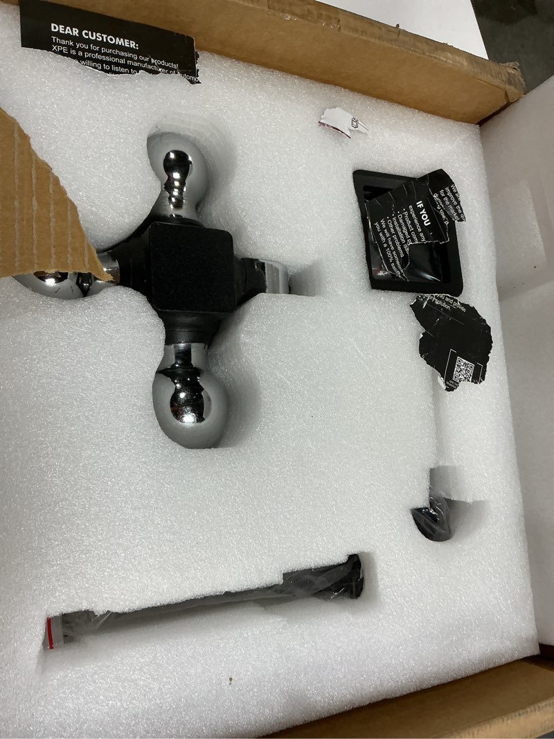 Condition photo showing Good Condition for Trailer Hitch Ball Mount Starter Kit, Fits 2 Inch Square Receiver, 2 Inch Drop, 6,000 lbs. Capacity, Includes 2 Inch Trailer Ball and Pin & Clip, Black