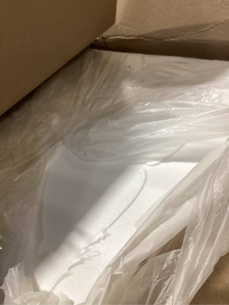 Condition photo showing Good Condition for À LA MAISON CEILINGS R05 Spring Buds Foam Glue-up Ceiling Tile (128 sq. ft./Case), Pack of 48, Plain White Plain White Pack of 48