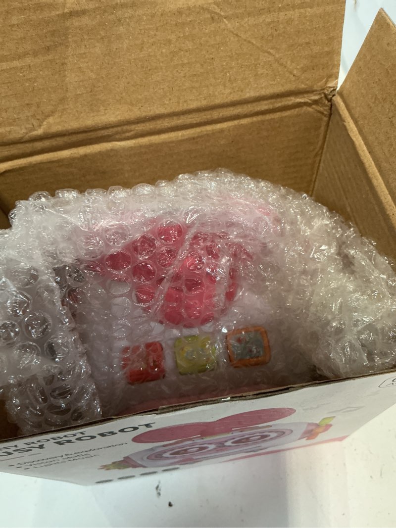 Condition photo showing Good Condition for morababy toys for 1+ year old girl, musical busy cube for toddlers 1-3 | montessori 6-in-1 activity cube, lights & sounds, wheels for tummy time & crawling training, birthday gifts