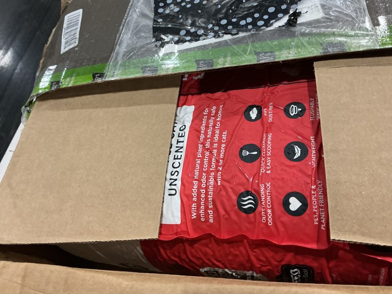 Condition photo showing New/Like New for world's best cat litter multiple cat unscented, 32-pounds - natural ingredients, quick clumping, flushable, 99% dust free & made in usa - long-lasting odor control & easy scooping