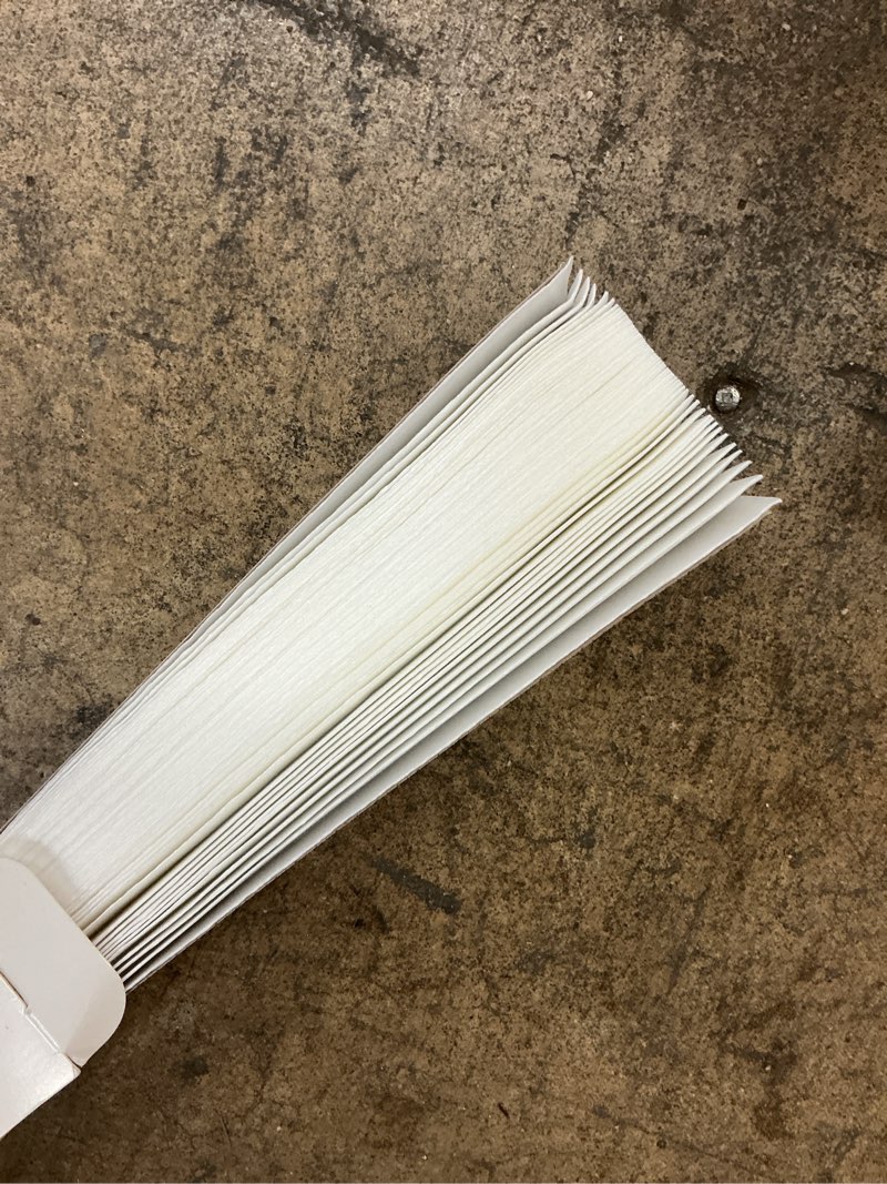Condition photo showing Good Condition for redi shade 72-in x 72-in white light filtering cordless pleated arch shade