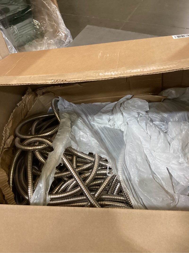 Condition photo showing Good Condition for rosy earth metal garden hose 200 ft - 304 stainless steel water hose 200 ft - expandable short flexible garden hose,no kink explosion, no bite 200ft