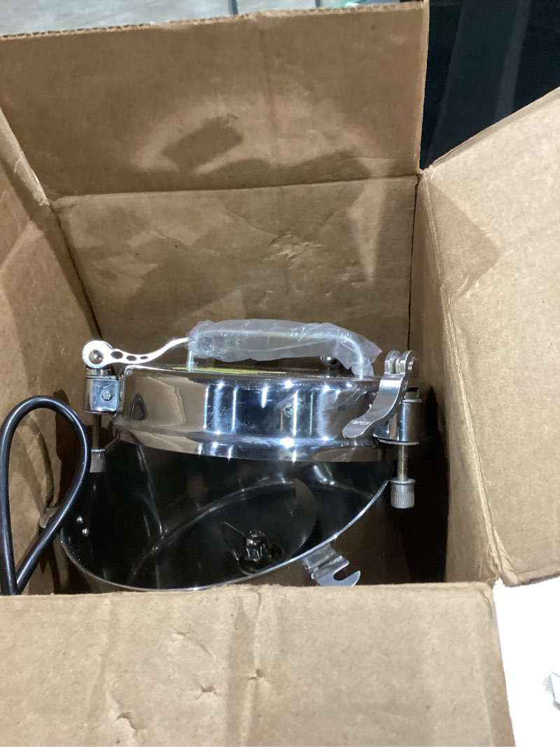 Condition photo showing As Is for samger 700g electric grain mill grinder, 1800w 110v copper motor swing type commercial grinders, high speed 28000rpm superfine grinding machine pulverizer for dry cereals corn pepper coffee