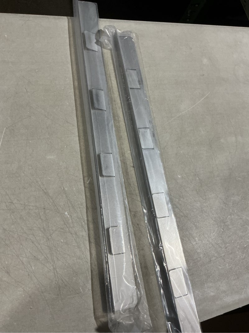 Condition photo showing Good Condition for stove gap covers 316 stainless steel,stove gap filler,heat-resistant oven side gap filler,between stove and counter slide in range trim kit for kitchen,2 pack (23.2” silver) 23.2" silver