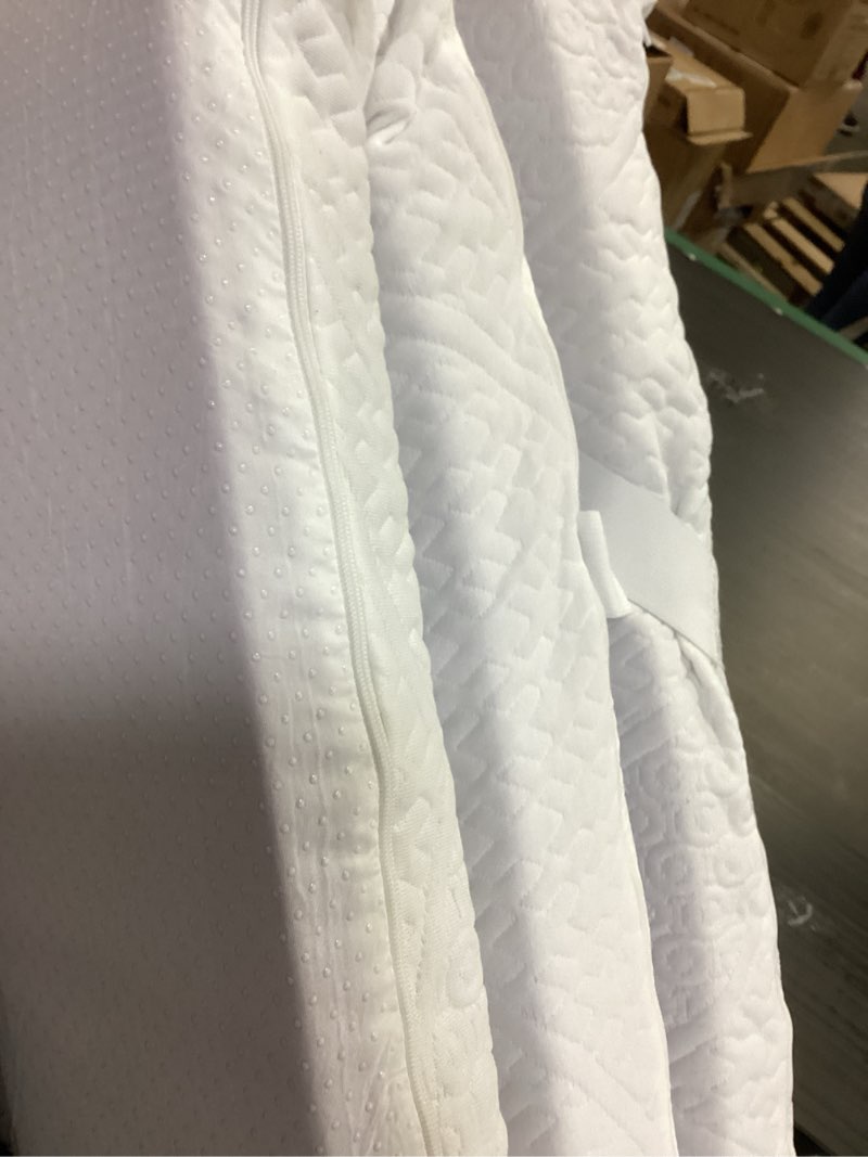 Condition photo showing Good Condition for 5 Inch Mega Support Memory Foam Queen Mattress Topper for Pressure Relief, Dual Layer 2.5" Pillow Top Mattress Topper Queen Plus 2.5" Cooling Gel Infused Memory Foam Mattress Pad