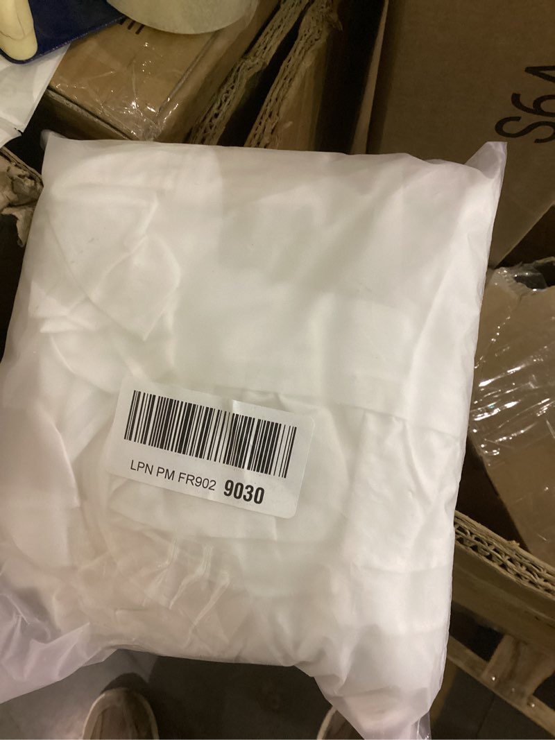 Condition photo showing Good Condition for 2 Pack Off White Ruffled Euro Shams Pillow Covers, 100% Cotton Vintage French Countryside Farmhouse Bed Pillowcases-26 x26 Off White 26" x 26" (Pack of 2)