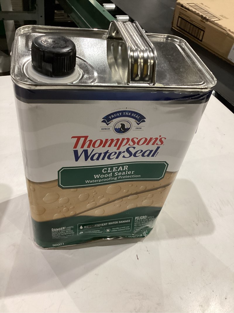 Condition photo showing New/Like New for thompson's waterseal clear wood sealer, clear, 1 gallon