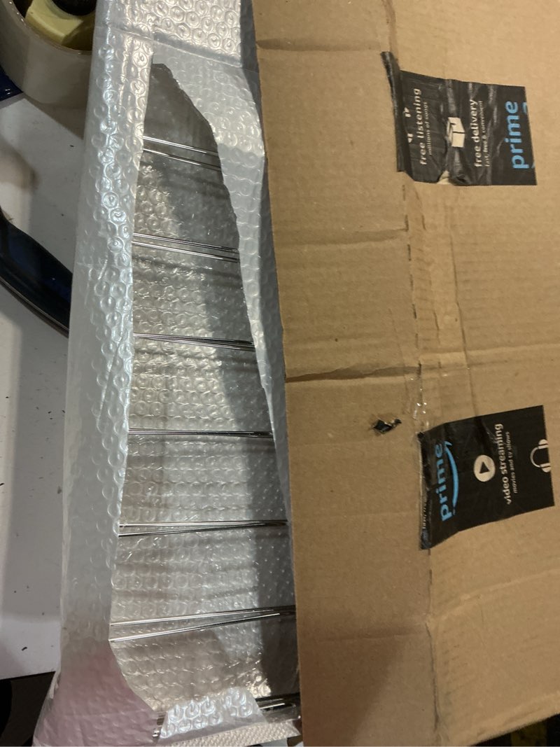 Condition photo showing New/Like New for 2pcs wpw10550642 range oven rack replacement for whirlpool wfg32000ms stove oven, 25x15 inch 304 stainless steel w10550642 oven rack for amana wfg320m0bs3, wfg505m0bs3, agr3130baw, agr4230bab stove