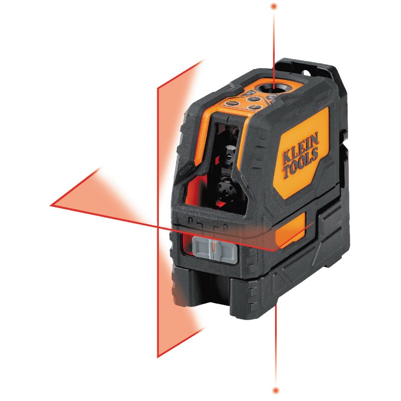 Self-Leveling Red Cross-Line Laser Level with Red Plumb Spot