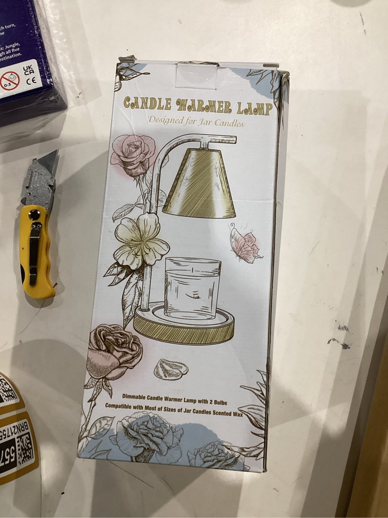 Condition photo showing Good Condition for Hong-in Candle Warmer Lamp - with Timer & Dimmer, Modern Home Decor House Warming Gifts Wax Melt Warmer for Jar Candles with 2 Bulbs, Cozy Birthday Gift for Women Mom (Black)