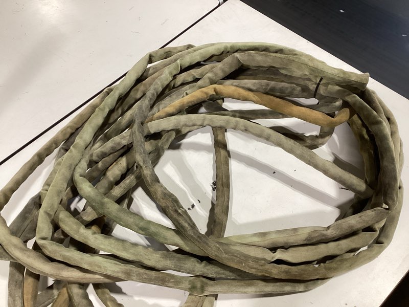 Condition photo showing As Is for zero-g pro teknor apex 3/4-in x 75-ft contractor -duty kink free woven green coiled hose
