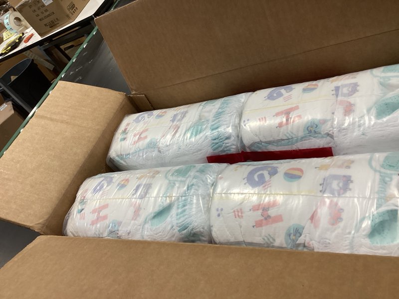 Condition photo showing New/Like New for Pampers Diapers - Cruisers 360 - Size 5, 128 Count, Babyproof up to 100% Leakproof Pull-On Diaper Size 5 128