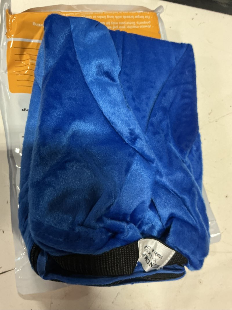 Condition photo showing Good Condition for bencmate inflatable dog cone collar alternative after surgery x-large, blue | soft dog cone for small medium large dogs and cats, doggie neck donut recovery ecollar to stop licking pets from injury blue x-large [neck:18"-21"]