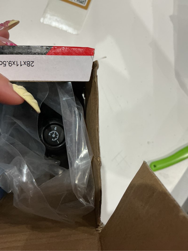 Condition photo showing As Is for nilight turn signal switch compatible with 2003 2004 2005 2006 chevy silverado suburban avalanche tahoe 2003-2007 gmc sierra cadillac yukon escalade hummer h2 windshield wiper switch, 2 year warranty 2003-2007 chevy & gmc & cadillac & hummer