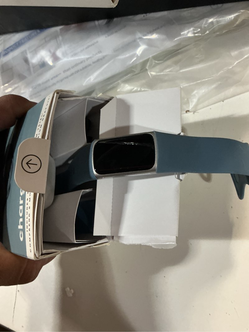Condition photo showing Good Condition for fitbit charge 5 advanced fitness tracker with gps, heart rate, sleep & health tracker - power bundle with adapter (blue stainless steel)