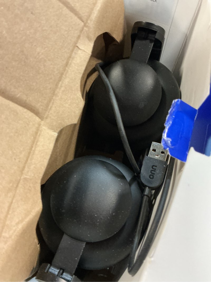 Condition photo showing As Is for onn. wireless bluetooth on-ear headphones, black (new)