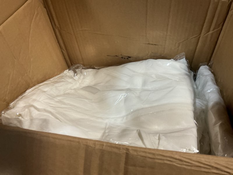 Condition photo showing Good Condition for toulite 12 pcs unisex matte choir robes for church water baptism graduation gown white pulpit judge angel costume adult size 57