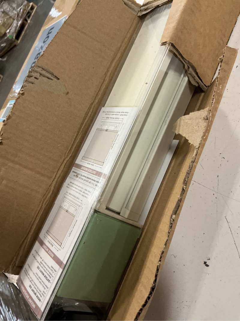 Condition photo showing Good Condition for Cordless Blackout Roller Shades Blinds for Windows Free-Stop,Pull Down Room Darkening with Valance,Thermal Insulated Woven Fabric Window Door Blinds for Home,Office,Beige 34.5" W x 72" H 34.5"W x 72"H Beige