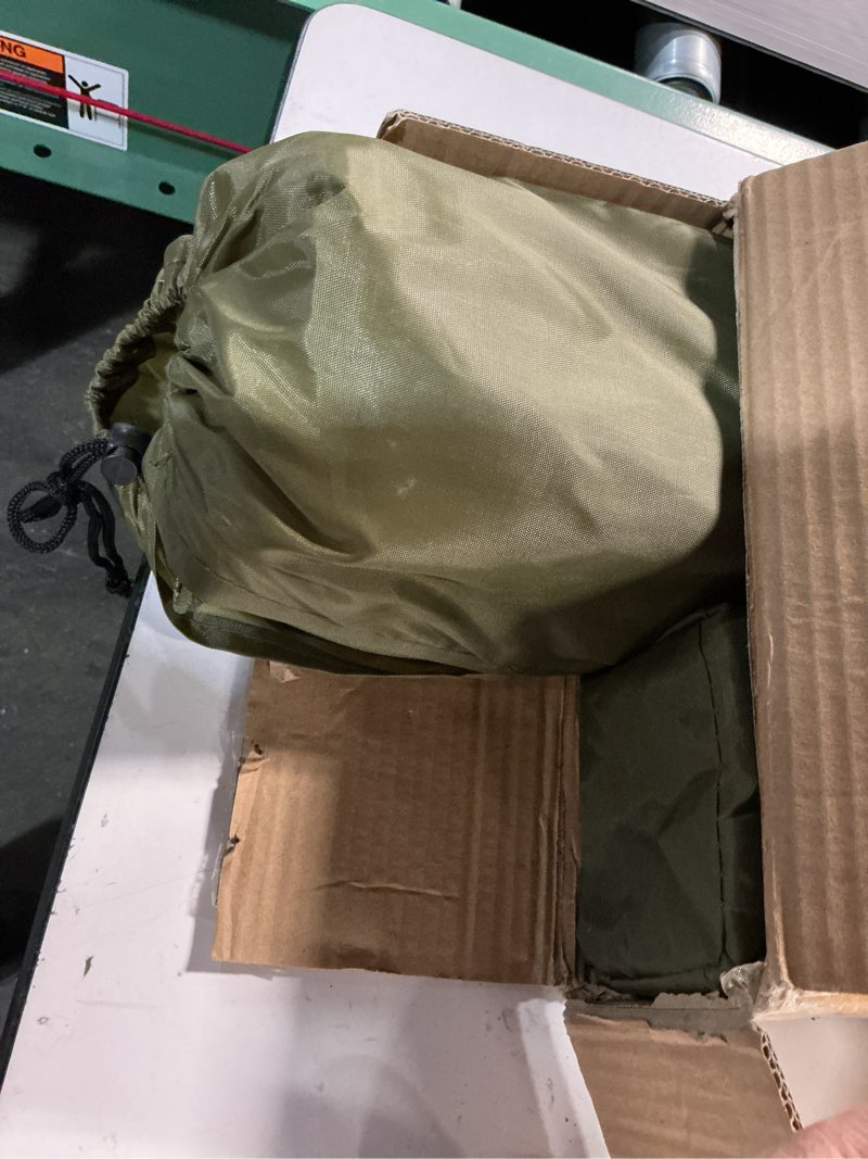 Condition photo showing Good Condition for 2 pack folding camping chair with cup holder & side storage bag, 300lb capacity, lightweight 5.5lbs portable for beach, picnic, sport, green 20.5"d x 20.5"w x 33.8"h green 2