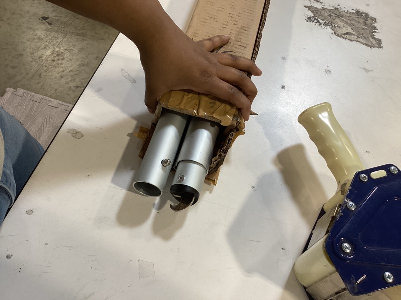 Condition photo showing Good Condition for double layer adjustable crossbar and hangers for pipe and drape kit, 8-10ft width silvery aluminum backdrop stand