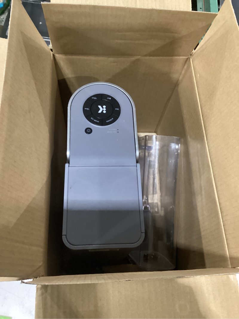 Condition photo showing As Is for keurig k-supreme single serve k-cup pod coffee maker, multistream technology, 4 brew sizes, 66oz dual-position removable reservoir, gray gray coffee maker