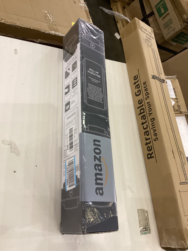 Condition photo showing New/Like New for Newverest Jigsaw Puzzle Mat Roll Up, Saver Pad 39.4” x 23.6” Portable Keeper Up to 1000 Pieces with Non-Slip Rubber Bottom and Polyester Top + 3 Puzzle Sorting Trays, Travel-Friendly Storage Bag 1000pcs