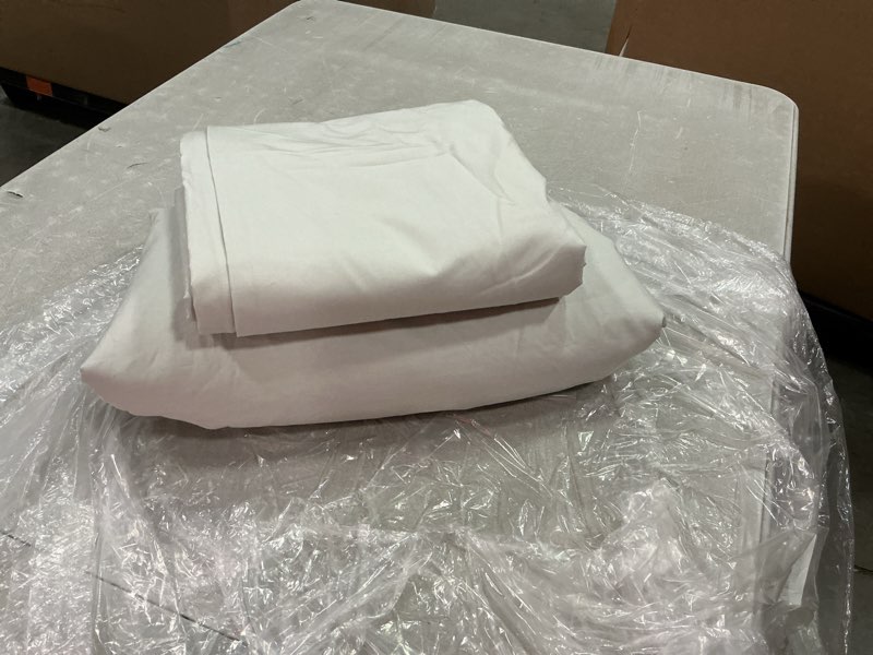 Condition photo showing Good Condition for quince organic cotton sheet set king mist