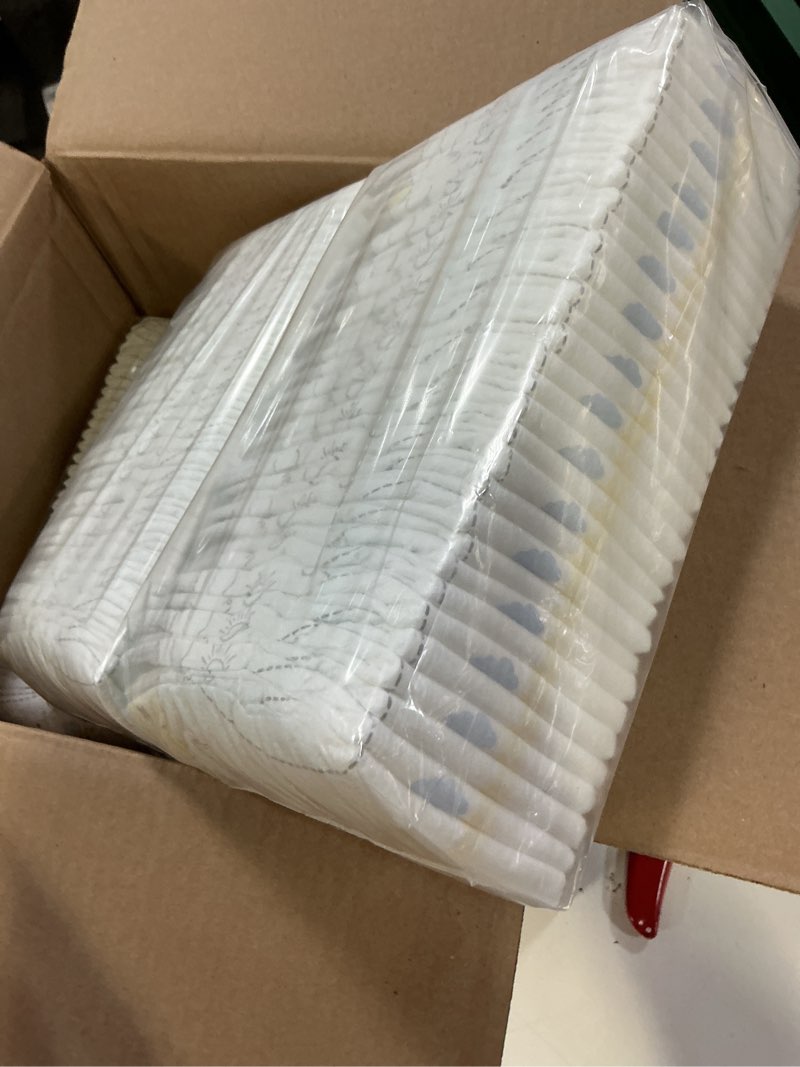 Condition photo showing New/Like New for pampers swaddlers diapers, size 1 (8-14 lbs), 198 count, absorbent, keeps baby dry and comfortable, skin safe disposable baby diaper (packaging may vary)