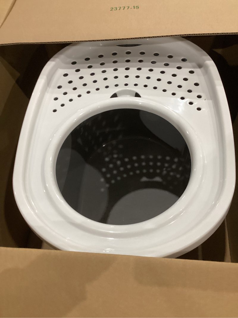 Condition photo showing Good Condition for IRIS USA Top Entry Cat Litter Box, Large Enclosed with Litter Catching Lid and Scoop, Dog Proof, Cat Litter Box, Gray/White Oval Gray w/ Scoop