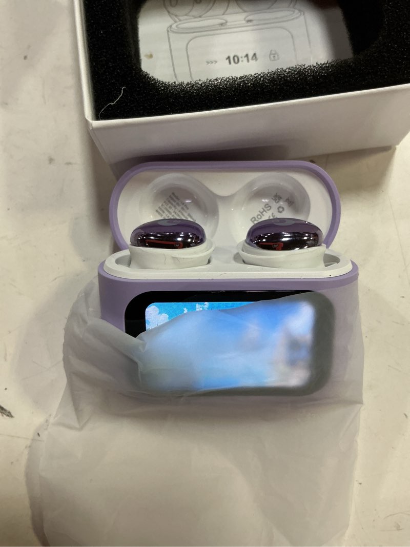 Condition photo showing Good Condition for 2026 sleep earbuds bluetooth 5.4 in ear smart touch screen ear buds, 48h playtime mini sleep headphones small design for side sleepers, 5 eq modes, crystal-clear calls,ipx7 waterproof earphones purple