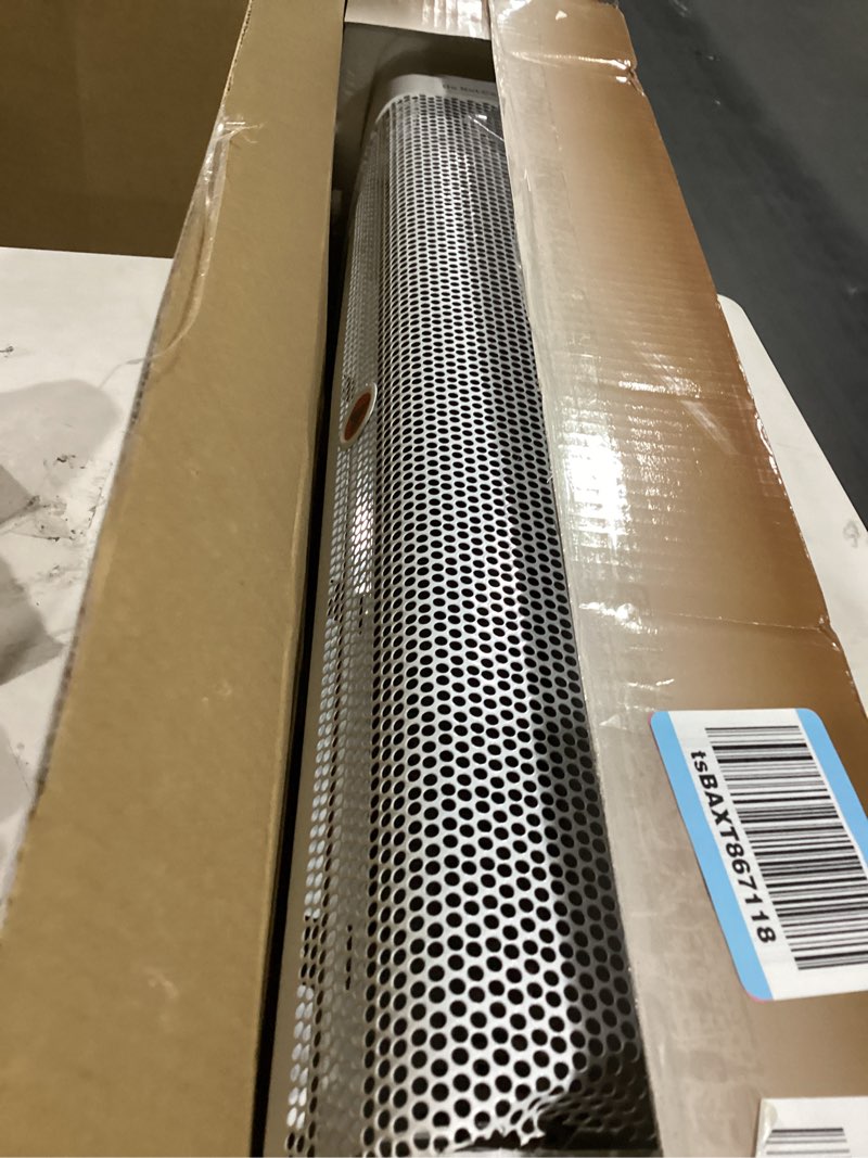 Condition photo showing As Is for EZ-HEAT 1,500 Watt Baseboard Space Heater with Adjustable Thermostat, Dent-Proof End Panels, Overheat Protection, Tip-Over Switch, & Stay-Cool Body, CZ600