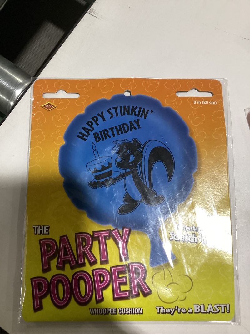 Beistle Happy Stinkin' Birthday Whoopee Cushion.