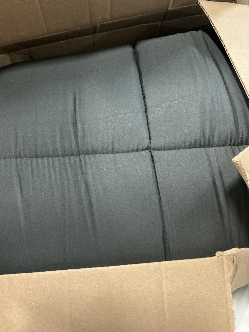 Condition photo showing Good Condition for ultra soft king size mattress topper - viscose made from bamboo pillow top mattress pad for back pain relief - naturally cooling for hot sleepers, dark gray dark gray king