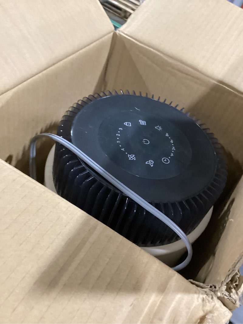 Condition photo showing As Is for COWAY Air Purifiers for Home up to 810 ft², HEPA Filter and Carbon Filter for Smoke, Allergies, Pet Dander, Odor, AQI Monitor, Auto Mode, Timer, Filter Indicator, Night Light, 3yr Warranty, 100 White Airmega 100