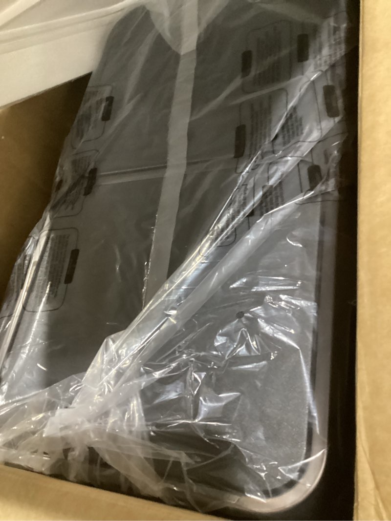 Condition photo showing New/Like New for songmics trash can, 2 x 10.6 gallon (2 x 40 l) garbage can for kitchen, with 15 trash bags, 2 compartments, plastic inner buckets and hinged lids, airtight, silver and black ultb730e80 2 x 10.6 gallon silver + black